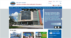 Desktop Screenshot of lilama2.edu.vn